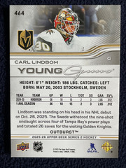 2025-26 Upper Deck Series 2 – Young Guns Carl Lindbom #464 Outburst (RC)