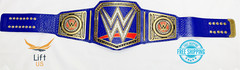 Universal Heavy Weight Championship Replica Title Belt Adult Size 2mm Brass Blue