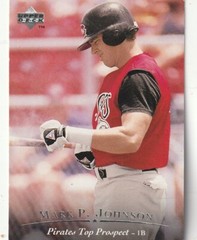 FREE SHIPPING-MINT-1995 Upper Deck Minors #209 Mark P. Johnson PIRATES
