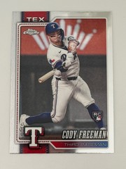 Cody Freeman 2026 Topps Chrome #255 Refractors Texas Rangers