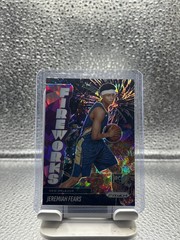2025-26 Panini Prizm Fireworks Jeremiah Fears #3 Purple Ice /199 RC