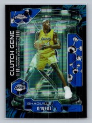 2025-26 Topps Chrome Update #CG-22 Shaquille O’Neal Clutch Gene /150 Blue