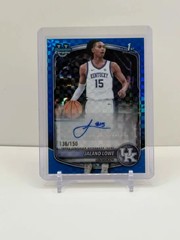 JALAND LOWE 2025 Bowman Chrome #CPA-JL BLUE XFRACTOR REFRACTOR Auto RC /150