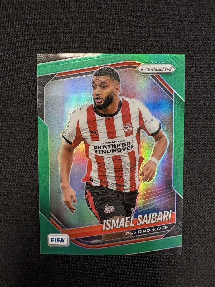 2025-26 Panini Prizm FIFA Soccer – Ismael Saibari True Green /5 ✅