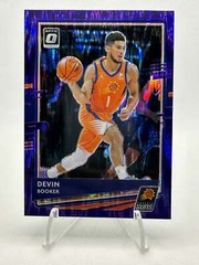 2020-21 Donruss Optic #122 Devin Booker (Purple Shock)