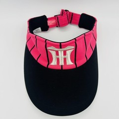Hanshin Tigers Hat Visor Womens One Size Pink Black Japan NPB Baseball Pinstripe
