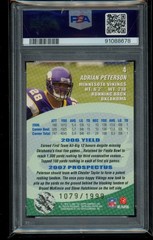 Adrian Peterson – 2007 eTopps #4 RC #/1999 – PSA 8 – GOAT