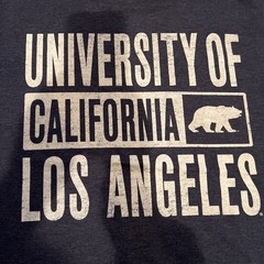 UCLA BRUIN Block Letter & Bear Logo JanSport Shirt Adult XL Official Blue NCAA