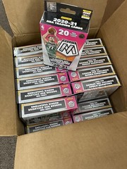 2020-21 Panini Mosaic NBA Basketball Hanger Box 20 Cards New Factory Sealed.