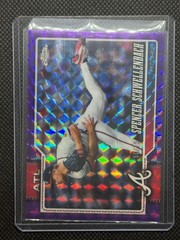 2026 Topps Chrome Spencer Schwellenbach Purple Geometric Refractor #/75 Braves