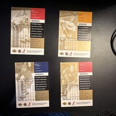Lot of 16 2000-01 Upper Deck Hockey Immortals Cards