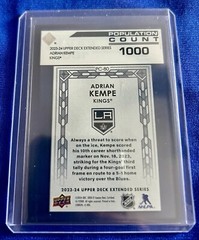 Arthur Kaliyev 24/34 -Dave Taylor Deep Cuts 80/250 -Adrian Kempe Pop Count 1000