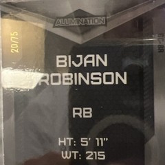 2023 Wild Card Alumination Bijan Robinson (RC) Red Black Snake Skin 20/75 BC-BR