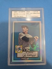 2007 eTopps Econ 5 National Convention – Joe DiMaggio #408 Green