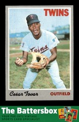 1970 Topps #25 Cesar Tovar EXMT/EXMT+ X3749911
