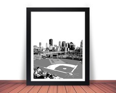 Framed PNC PARK Pittsburgh Pirates Stadium Skyline Photo Picture 8×10 11×14 WBN