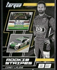 2017 Panini Torque #RS7 Corey LaJoie Rookie Stripes Holo Silver #/99