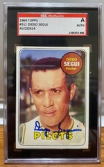 SEATTLE PILOTS signed DIEGO SEGUI #511 – 1969 Topps – AUTHENTICATED