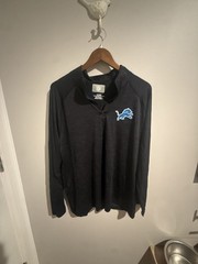 Detroit Lions Dri-FIT Quarter-Zip Performance Pullover