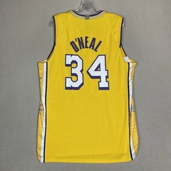 Los Angeles Lakers Jersey Mens XL Yellow #34 Shaquille O&rsquo;neal NBA Sleeveless Top