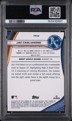 2024 BOWMAN&rsquo;S BEST TOP PROSPECTS #TP6 JAC CAGLIANONE MINI DIAMOND #/299 PSA 9 RC