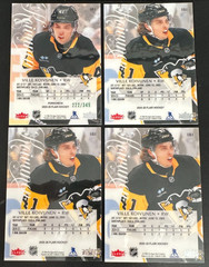 2025-26 Flair Hockey VILLE KOIVUNEN Image B Variant /349 + 3 Base Rookies (Pens)