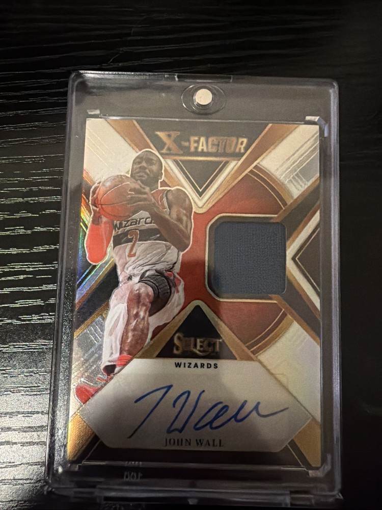 2023 Select – X Factor Memorabilia Signatures John Wall #XFS-WAL /125 (AU, MEM)