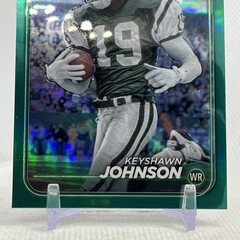 2024 Topps Chrome #147 Keyshawn Johnson Teal Refractor /250 COLOR MATCH