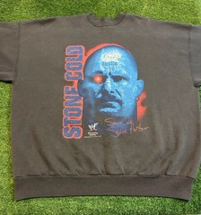 Vintage Stone Cold Steve Austin sweatshirt mens XL black terminator crewneck