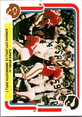 1980 Fleer Team Action #60 Super Bowl IV