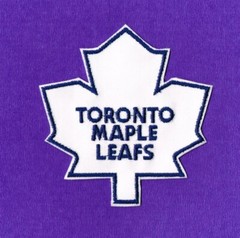 TORONTO MAPLE LEAFS EMBROIDERED NHL PATCH – 3 3/4 inches TALL