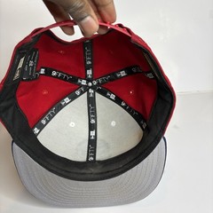 New Era Oakland Oaks Hometown 9FIFTY Snapback Cap in white, red, and navy blue.