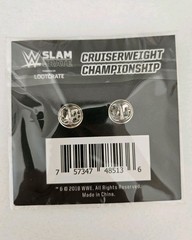 WWE Slam Crate Exclusive Cruiserweight Championship Pin (NEW IN PACKAGE)