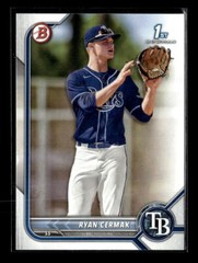2022 Bowman Draft Paper Ryan Cermak Tampa Bay Rays #BD-81 5 Card Lot