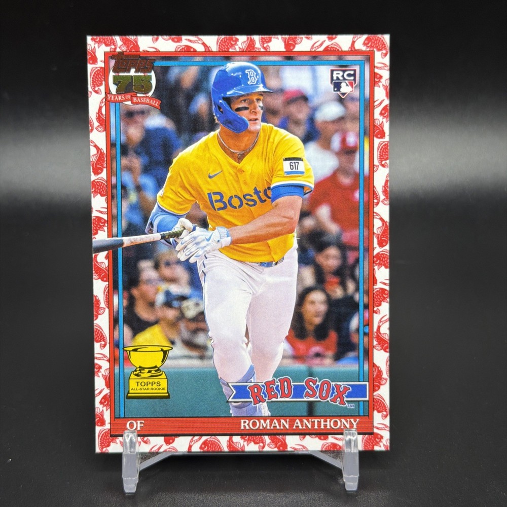2026 Topps Series 1 – 1991 Topps Baseball Roman Anthony #T91-71 Koi Fish (RC)