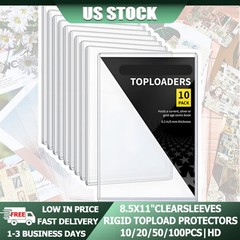 Clear Rigid Certificate Case 8.5×11&Prime; Top-Load Anti-paper Tearing Free Ship US