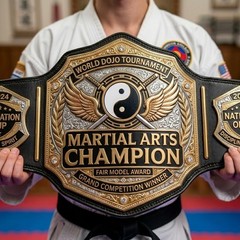Custom Martial Arts Championship Personalized Taekwondo Karate MVP Trophy Award