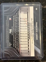 Francisco Lindor /150 2023 Topps Chrome Black PURPLE MINI DIAMOND Refractor #33