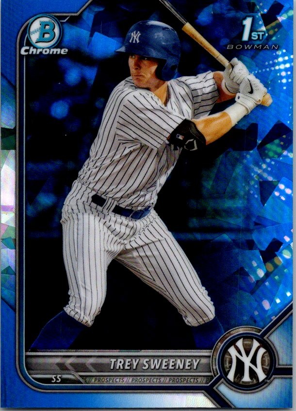2022 Bowman #BP-137 Trey Sweeney Prospects Blue #/150