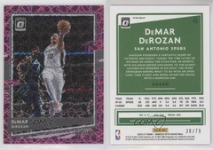2020-21 Panini Donruss Optic Pink Velocity Prizm 38/79 DeMar DeRozan #36 4k8