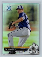 2017 Bowman Draft Chrome Refractor Cal Quantrill BDC-21 San Diego Padres