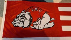 Gardner-Webb University (GWU) Runnin&rsquo; Bulldogs 3ft x 5ft Flag Polyester Preowned