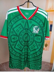 Mexico Soccer Jersey 2026 World Cup Green Black Adult Unisex Fan Apparel Shirt