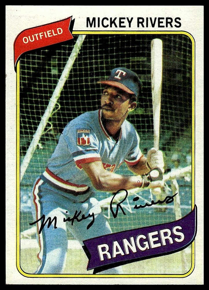 Mickey Rivers 1980 Topps #485