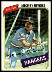 Mickey Rivers 1980 Topps #485