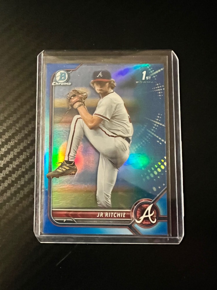 2022 Bowman Draft #BDC-126 JR Ritchie Chrome Blue Refractor #/150