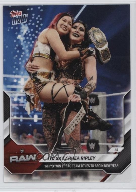 2026 Topps Now WWE /5002 Iyo Sky Rhea Ripley #3 1g2u
