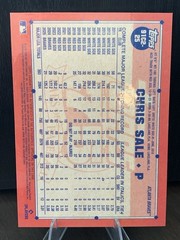 2026 S2 Topps 91 Chris Sale Chrome Silver Pack Mojo Auto /99 Braves 91C2-25