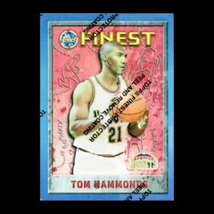 Tom Hammonds 1995-96 Topps Finest Refractor W/ Coating #143 Denver Nuggets