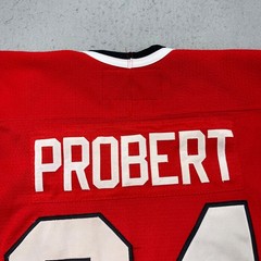 VINTAGE Chicago Blackhawks Jersey Mens 52 Nike Center Ice Bob Probert Fight Stra